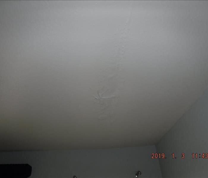 Wrinkled ceiling